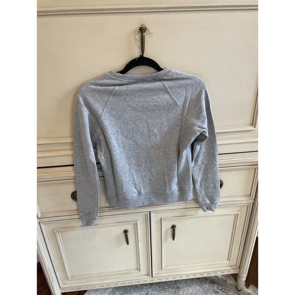 NWT $88 Rebecca Minkoff Girl Power Girl Pwr Gray Pink‎ Crew Neck Sweater XXS - Picture 6 of 7